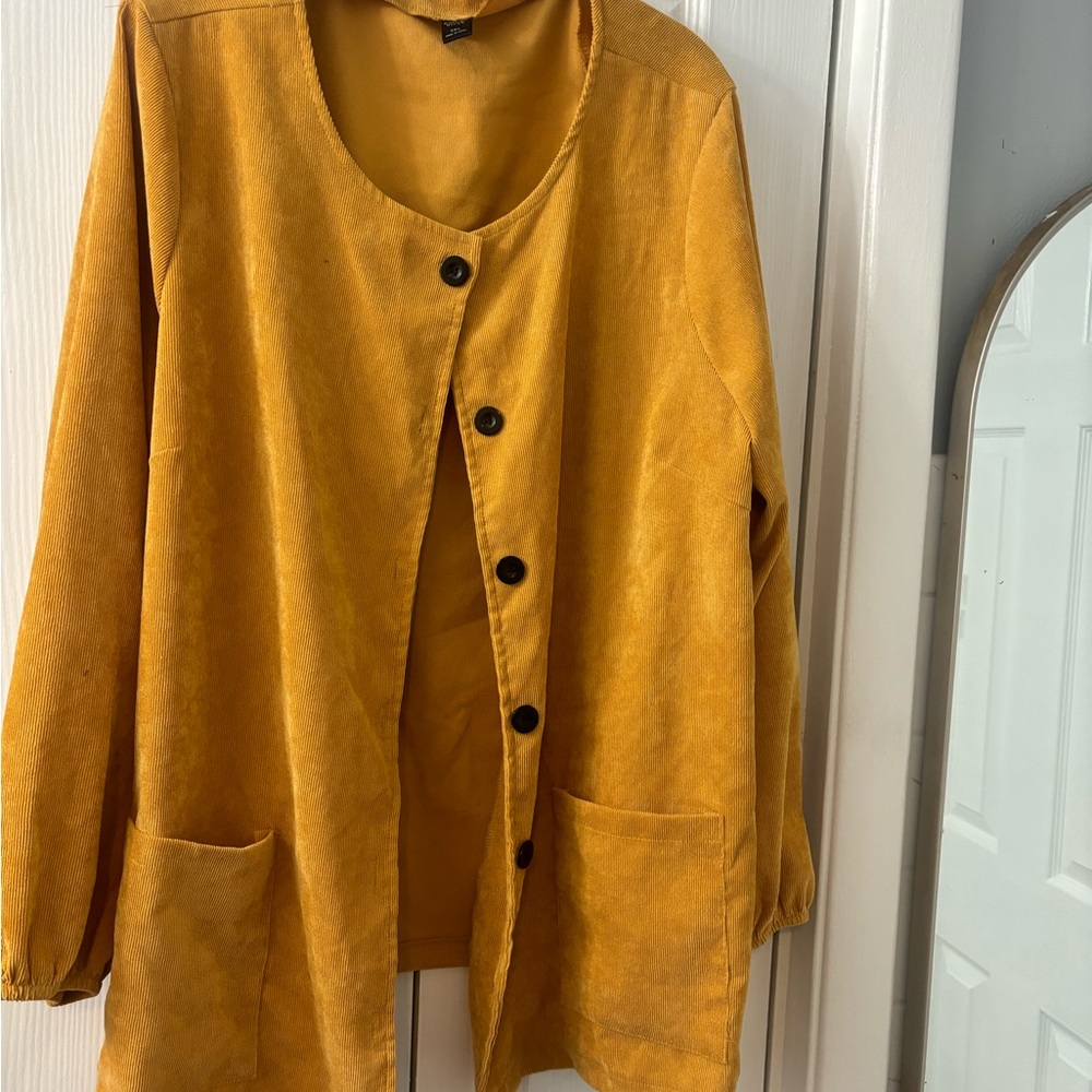 Mustard Yellow Corduroy Jacket